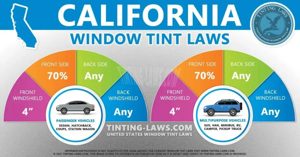 california tint laws
