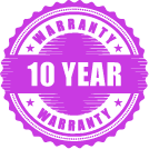 icons 10 years warranty